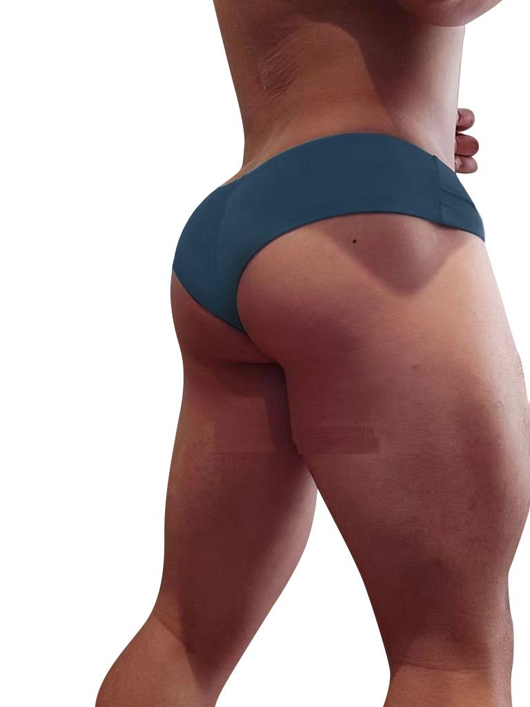 Low Rise Mens Briefs Sexy Thong Underwear for Men Soft Breathable Comfortable Panties