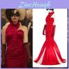 Exquisites Cruella De Vil Kuyla Cosplay-Kostümset mit elegantem Kleid und Accessoires