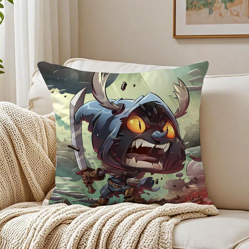HOT Game DDofus Cushion Cover Pillowcase Antidustmite Living Room Sofa Decor Cushion Room