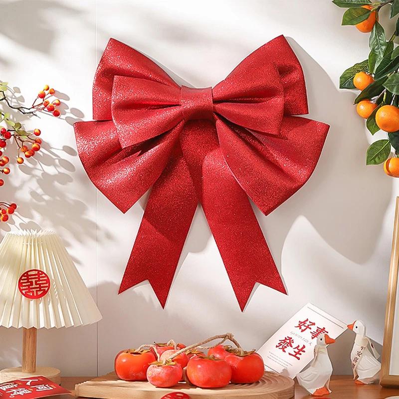 

Green Red Eva Giant Big Bow Sponge Paper DIY Handmade Material Package Store Decoration Birthday Party Garden Decoration 30cm