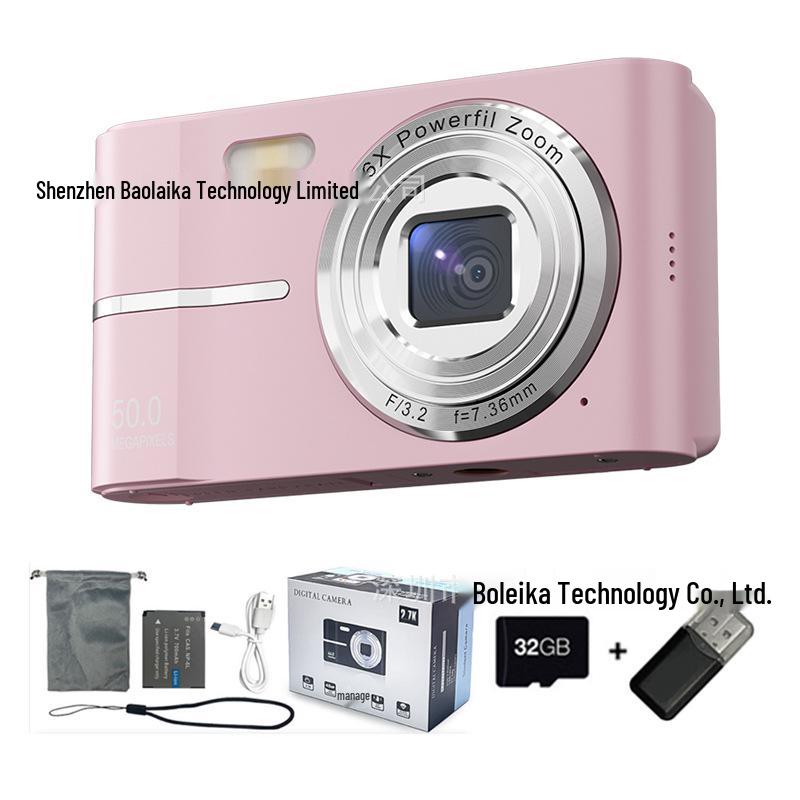 Retro HD Mini Digital Camera for Students & Travel: Perfect for Parties, Campus Events & Photography