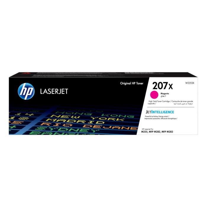 Cartuccia toner magenta originale HP 207X ad alta capacità LaserJet (W2213X) per HP Color LaserJet Pro M255/MFP M282/M283