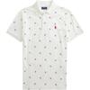 Polo Ralph Lauren SS25 Small Pony Logo Embroidered Nautical Print Short Sleeve Polo Shirt Men Tops MNPOKNI1N821190-100