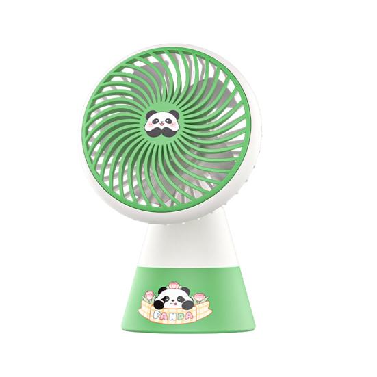 Portable Desk Fan Single Speed USB Rechargeable Mini Table Fan 90 Degree Rotation Quiet Cooling Fan for Home Office Bedroom Dorm