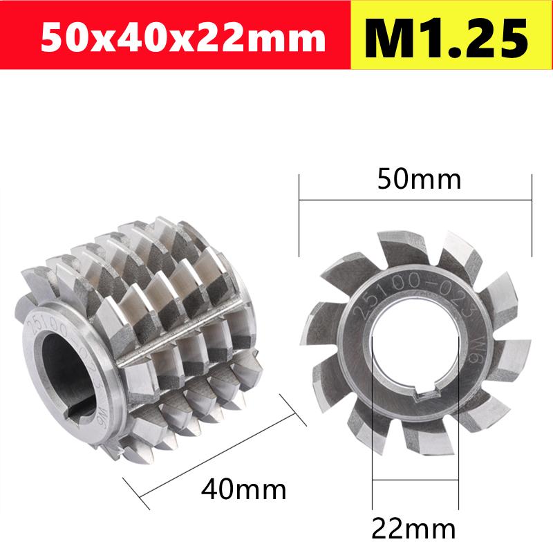 HSS Gear Hob M0.5 M0.8 M1 M6M8 M10, Pressure Angle 20 Degrees, Used for Milling Machine Slot Machining and Rolling Cutting Tools