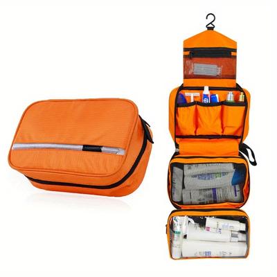 Neceser colgante de viaje Organizador de artículos de aseo y lavado Kit para hombres y mujeres Cosméticos Maquillaje Gancho colgante resistente Bolsas de ducha