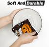 2PCS Black Cat Pumpkin Ghost Halloween Kitchen Towels Dish Towels, 40*60cm Reusable Absorbent Hand Towels for Kitchen Bathroom