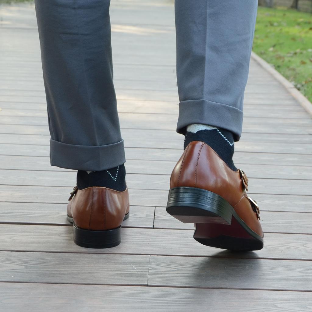 Luksusowe Męskie Ślubne Formalne Buty Skóra Naturalna Czysty Brązowy Czarny Podwójna Klamra Monk Strap Cap Toe Biznesowe Biurowe Wizytowe Buty