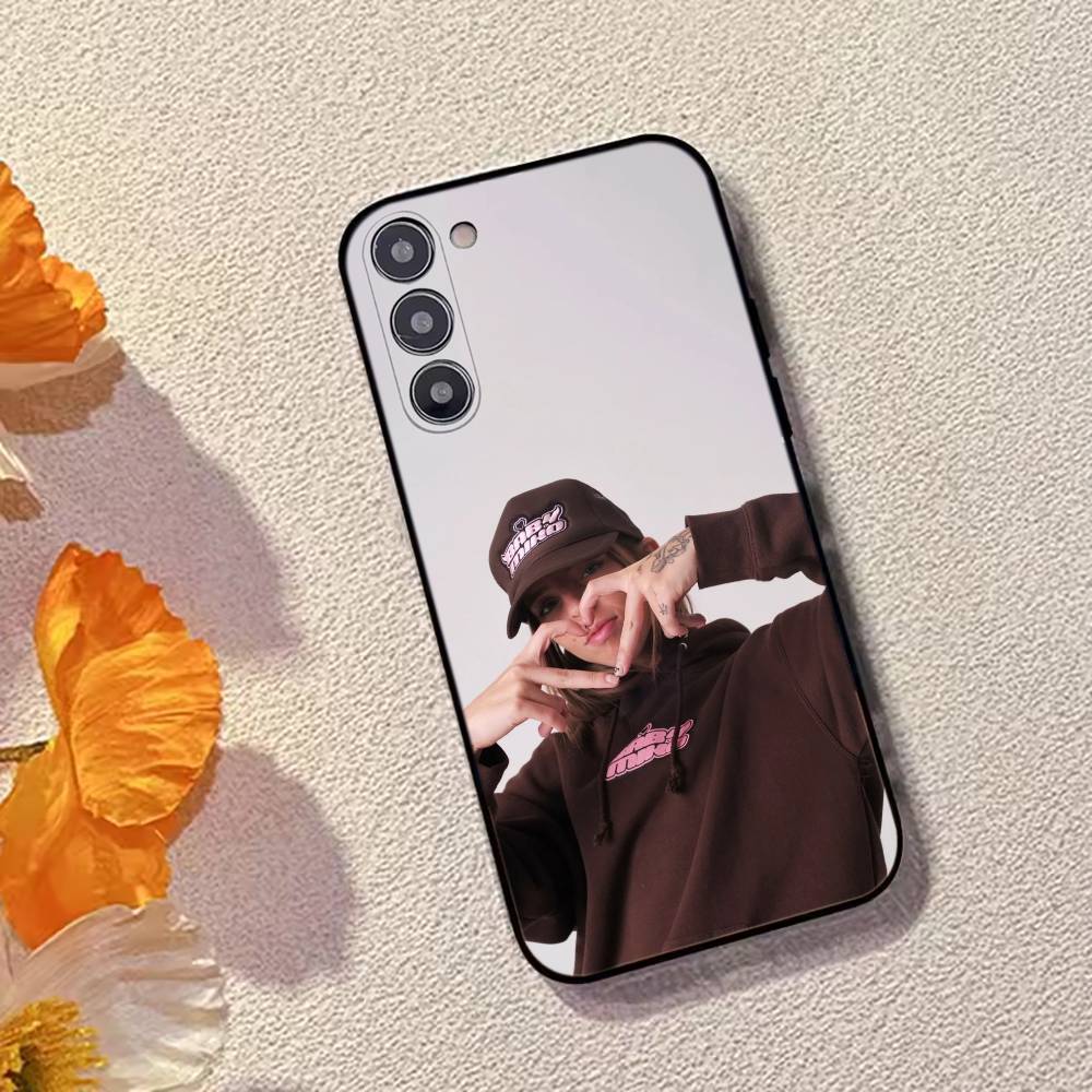 

Y-Young Miko Singer Fashion Phone Case For Samsung Galaxy A73,A72,A71,A70,A53,A52,A51,Soft Silicone Black Cover Samsung a11