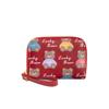 Portable Mini Bear Card Bag Multi Slot Lightweight Card Wallet PU Leather Credit Card Holder Bank ID Card Storage