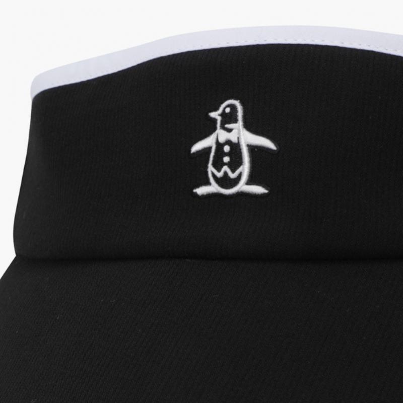 Munsingwear Women Ribbon Mesh High Visor Black Mq322lcp73