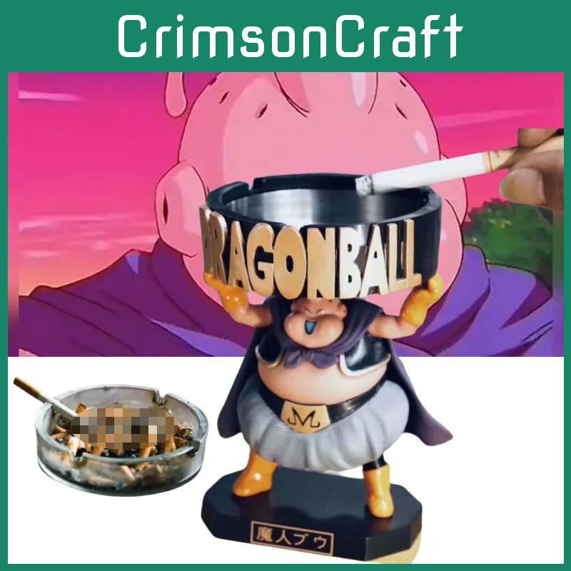 Majin Dragon Ball Buu Figurine Ashtray Anime Model Statue Xmas Toys Gift Garnish