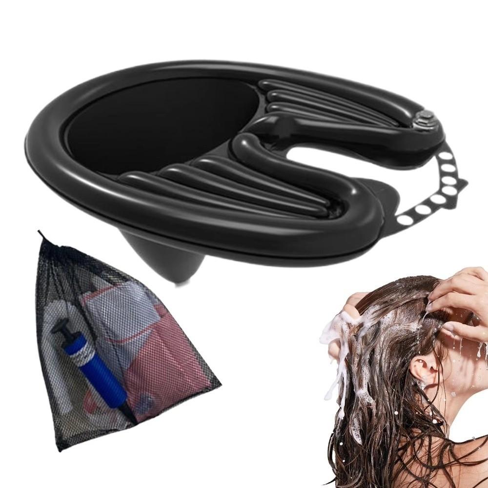 Mit Wasserschlauch Aufblasbares Shampoo-Becken Abnehmbare Haarwaschwanne Shampoo-Schale Schwangere Frauen