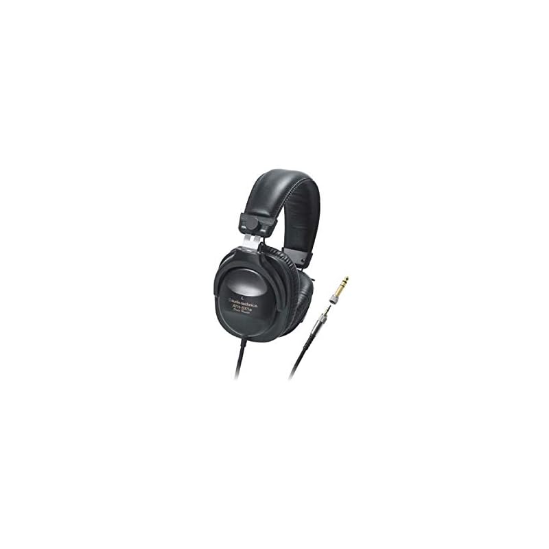 Audio-Technica ATH-SX1a Studio Monitor Stereo Headphones, Made In Japan, Black