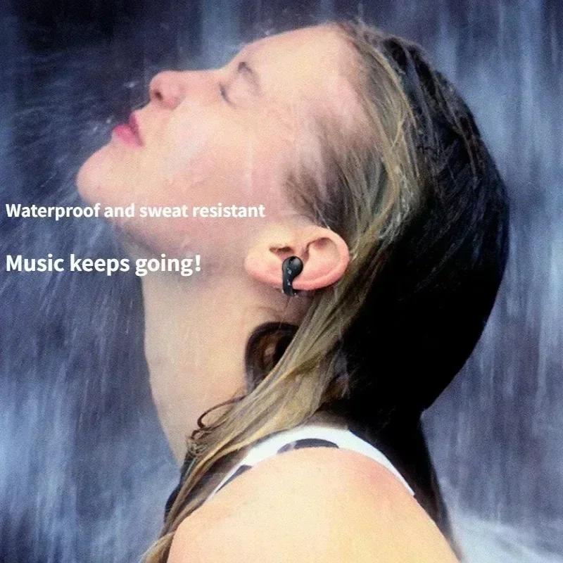 T75 Fone Bluetooth Headset 5.3 Wireless Bone Conduction Headphones Canceling HD Call Sports Gaming Earphone