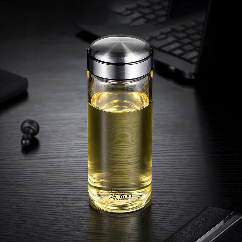 Xinuo XN-6195 400ml Single-Layer Glass Cup with Tea Infuser