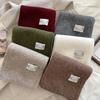 2026 New Korean Version Ins Solid Color Scarf Women's Winter Versatile Knitted Warm and Cold-proof Wool Couple Scarf Men