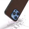 For iPhone 16 Pro Case Carbon Fiber Texture PU+PC+TPU Phone Cover
