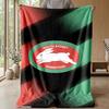 Coperta in Pile Flannel South Sydney Rabbitohs Coperta Calda e Accogliente per Divano Letto Viaggio Uso in Tutte le Stagioni