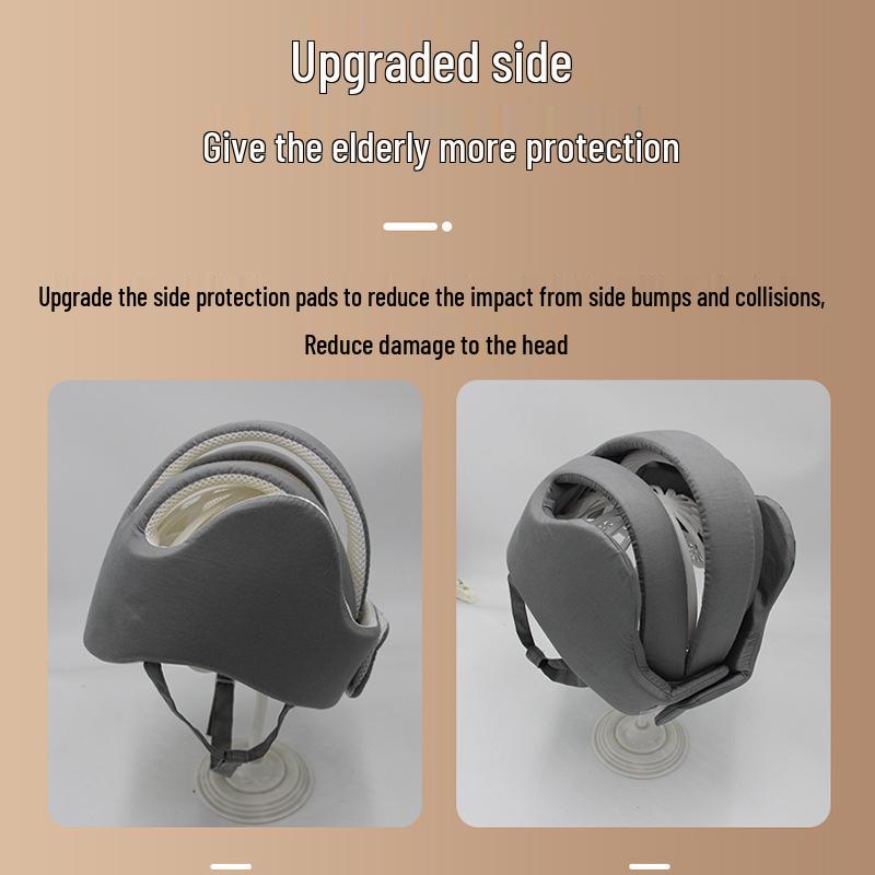 Casco di Protezione per la Testa per Anziani: Cappellino Anti-Caduta, Anti-Collisione, Traspirante, Assorbi-Sudore