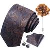 Men'S Tie Suit Pocket Towel Suit 8Cm Polyester Jacquard Business Dress Tie Men