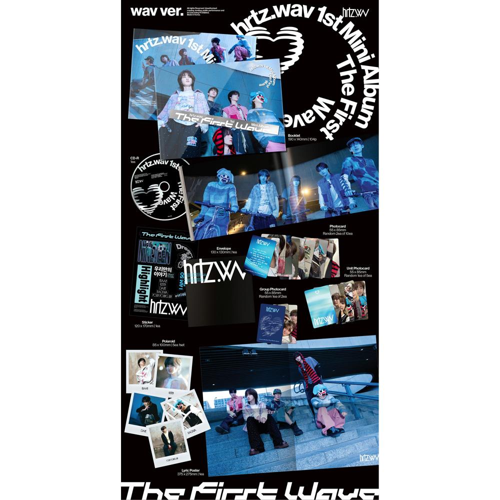 hrtz.wav The First Wave Kpop Album CD Photocard Official wav Version
