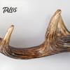 Wall Decor Hanger Vintage Deer Antler Hook, Farmhouse Rustic Mounted Heavy Multi-hook Coat Rack Duty Decorative for Coats Keys Bags Hats Towels
