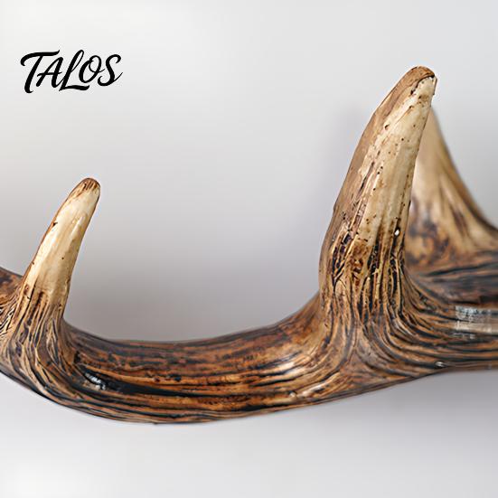 Wall Decor Hanger Vintage Deer Antler Hook, Farmhouse Rustic Mounted Heavy Multi-hook Coat Rack Duty Decorative for Coats Keys Bags Hats Towels
