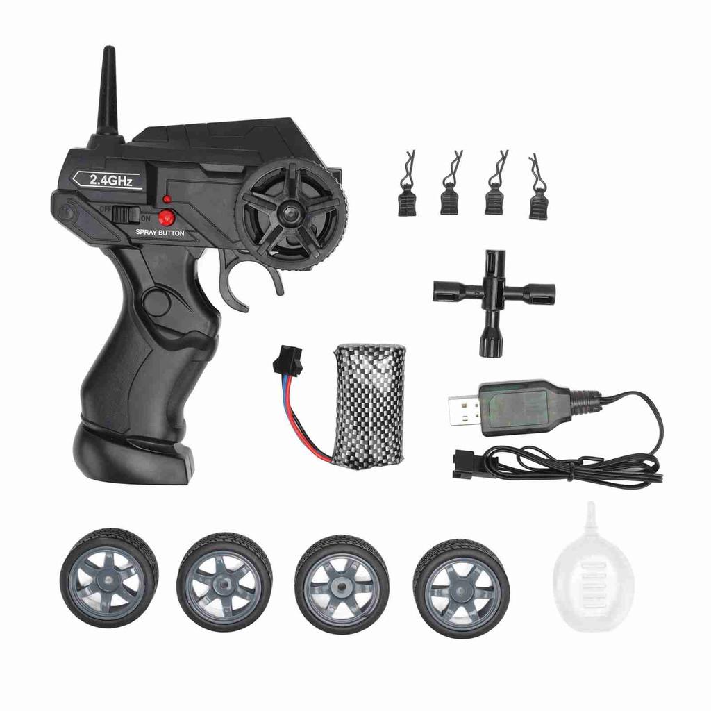 RC Racing Car 2.4Ghz RC Car 16A04 1/16 RC Drift Car Simulated 4 Wheel Drive with LED Light RC Car for Over 6 Entertainment