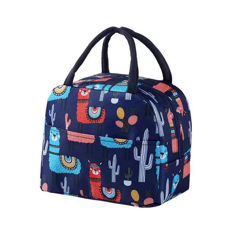 Lunch Bag Cooler Tote Portable Insulated Box Canvas Thermal Cold Food Container School Picnic For Men Women Kids Travel Lunchbox