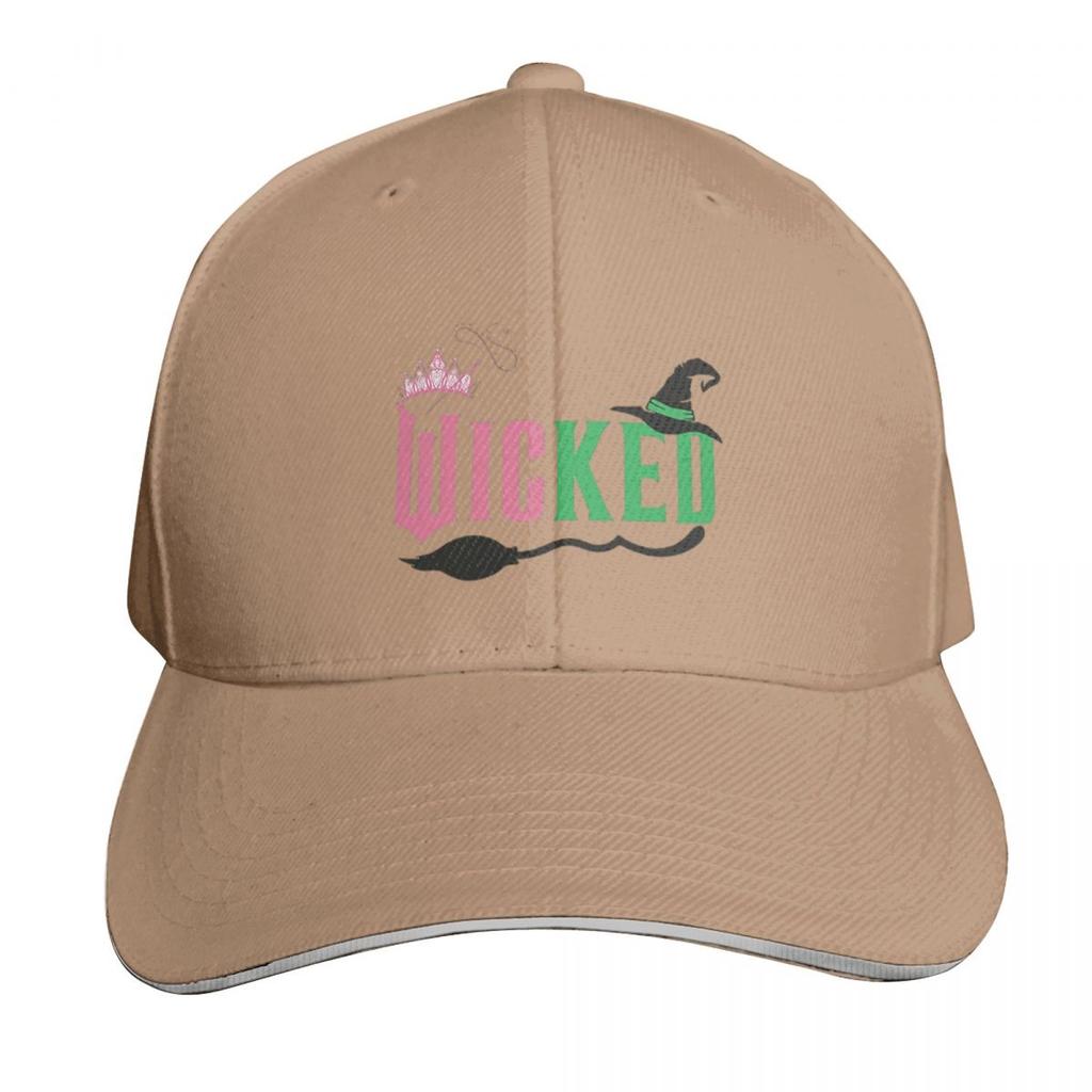 Wicked Movie Glinda And Elphaba Logo Cap Fashion Casual Baseball Caps Adjustable Hat Hip Hop Summer Unisex Baseball Hats