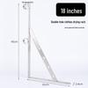 Stainless Steel Triangle Bracket Wall-Mounted Clothes Drying Rack for Balcony