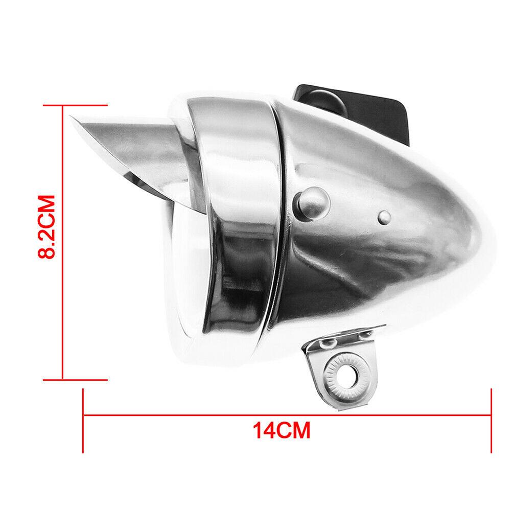 Chrome Vintage Bike Light Headlight Front Head Lamp