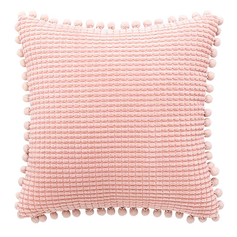large pom pom pillows