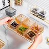 Creative Fruit and Snack Storage Platter with Nut Compartments for Home, Bar, and Living Room