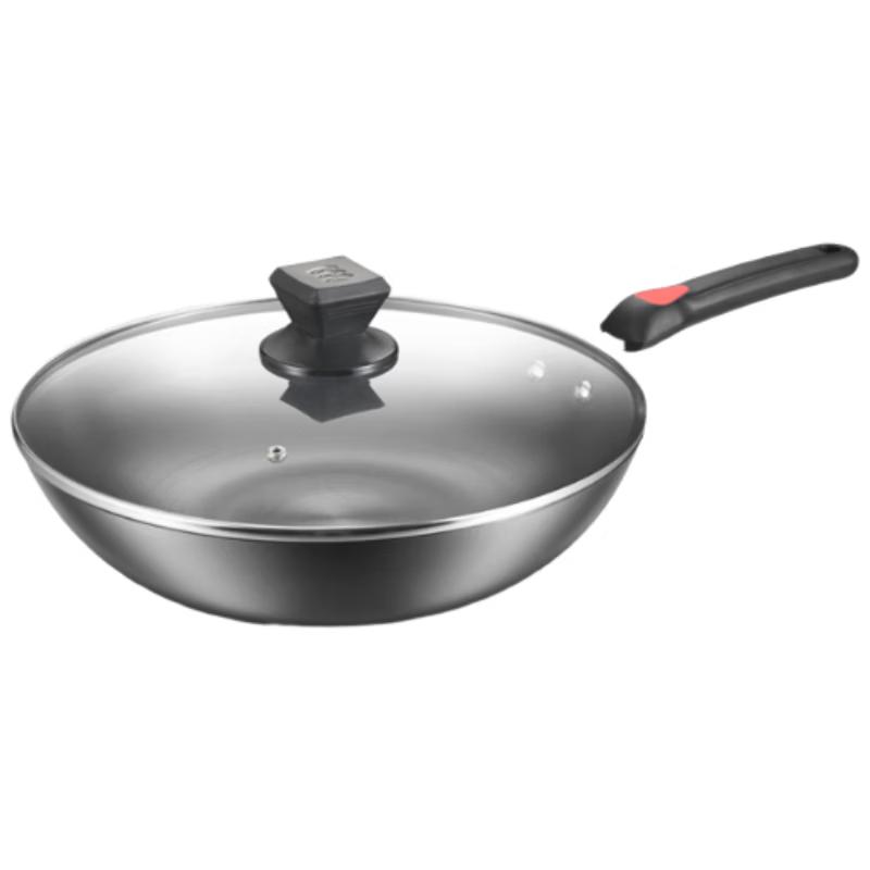KOBACH 32cm Refined Iron Non-Coated Wok