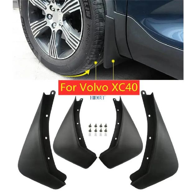 For Volvo XC40 Car Mudguard Fender Mud Flap Guards Splash Mudflaps Car Accessories Auto Styling Front Rear 4pcs Mudguards 4pcs