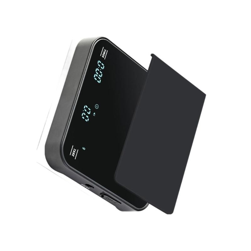 Intelligent Electronic Scale 4 Mode Cooking Timers 0.1g Accuracy Heat Resistant Glass Portable For Home Use