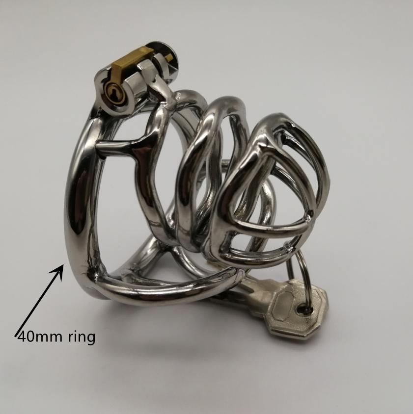Prévenir les relations sexuelles extraconjugales, Cage à coq, dispositif de chasteté masculine en acier inoxydable, serrure à pénis, anneau pénien, ceinture de chasteté, jouet sexuel, M128