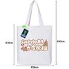 High value kapibara canvas bag anime small fresh ins simple portable handbag