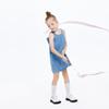 Little MO&Co. Girls' Bowknot Denim Sleeveless Princess Dress