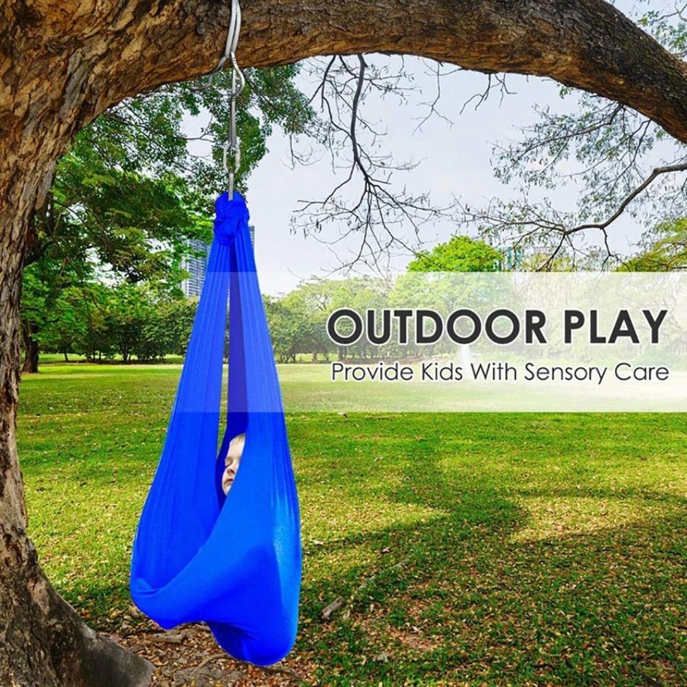 Adjustable Yoga Fitness Tool Multicolour Air Swing Chair Toy Children Aerial Hammock  Home