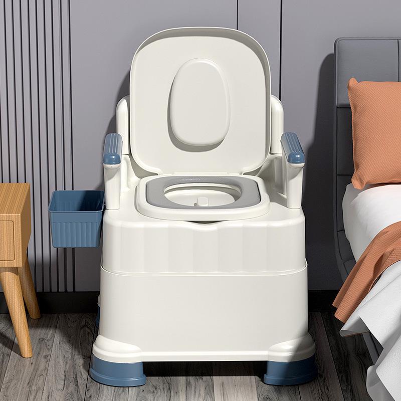 Portable Commode Chair for Adults: Ideal for Elderly, Pregnant Women, and Indoor Use