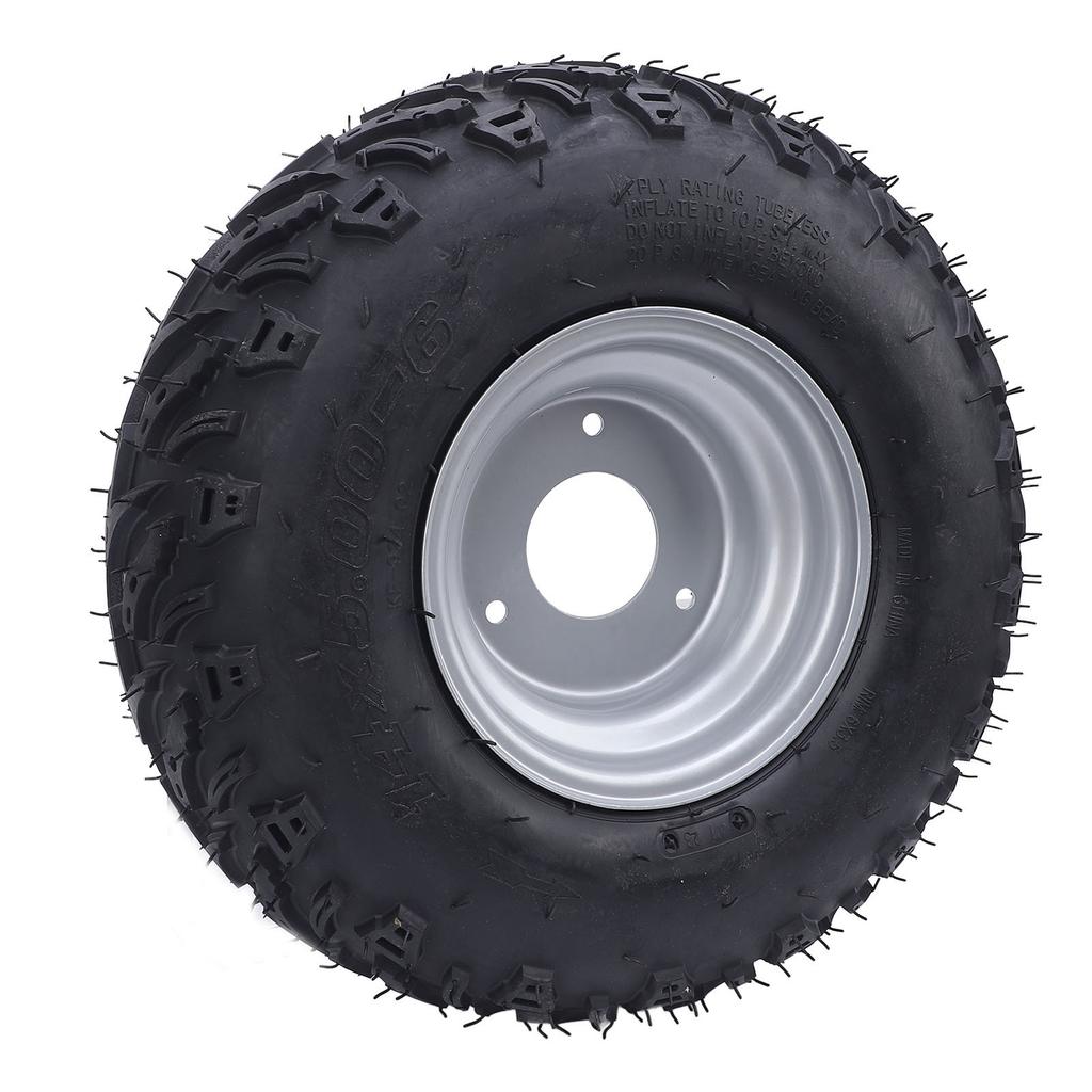 14x5.00 6 Tubeless Tire with Hub Explosion Proof 6 Inches Vacuum Tubeless Tyre for ATV UTV Quad Off Road Go Kart Golf
