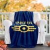 Vault-Tec Flannel Blanket Soft All-Season Throw, Design for Camping, Car Travel, Hiking Sofa, Bed, Office Perfect Gift for Parties
