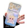Applicable To Apple Iphone17promax Smudge Girl 16pro Simple 15ins Cute 14 Anti-drop Mobile Phone Case