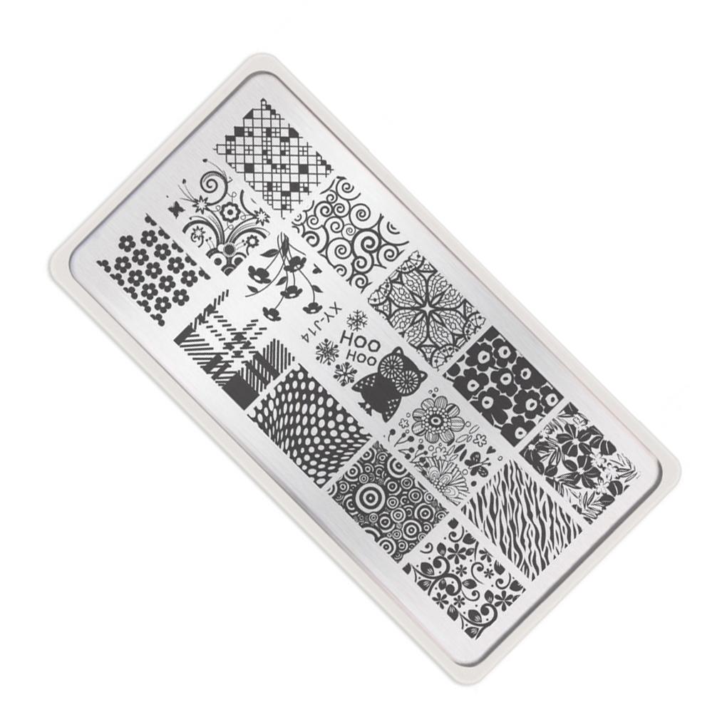 Nail Art Stamp Templates Plate Stencils Manicure Image Plate Gel Nail Polish DIY