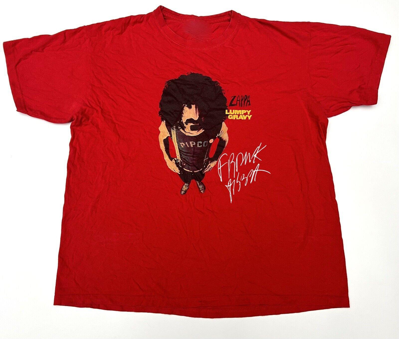 Vtg Frank Zappa Lumpy Gravy Cotton Red Full Size Unisex Tee Shirt AG97 S разноцветный