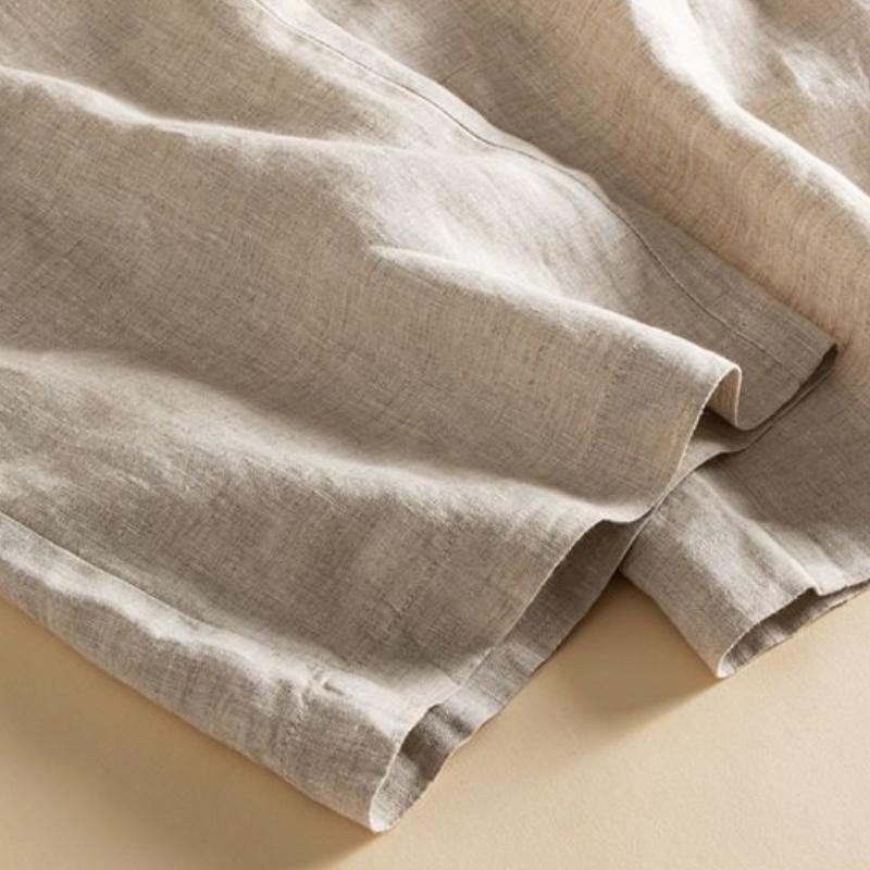 Linen Wide Leg Pants Women's High Waist Drape Spring Summer Vintage Literary Loose Cotton Linen Straight Casual Long Pants