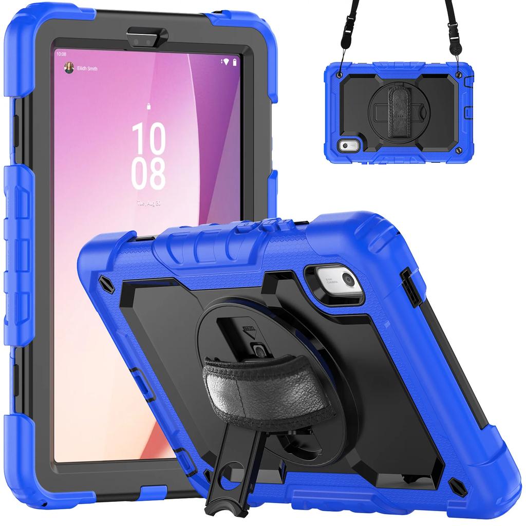 Kids Case For Tab M9 9 Inch TB-310FU Case With Rotating Hand Strap Shoulder Strap Proof Case With Built-in Protector